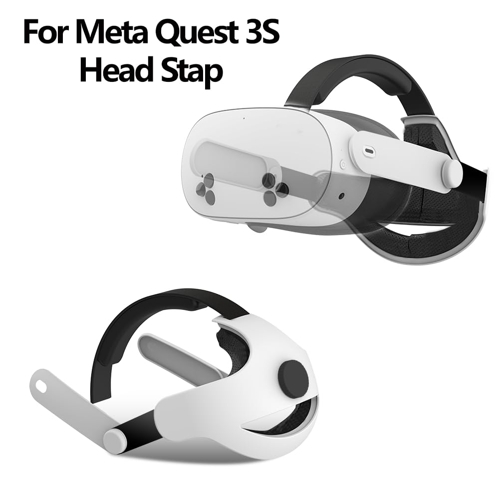 Amazon.co.jp: For Quest 3S 軽量ヘッドバンド 360度調節可能快適