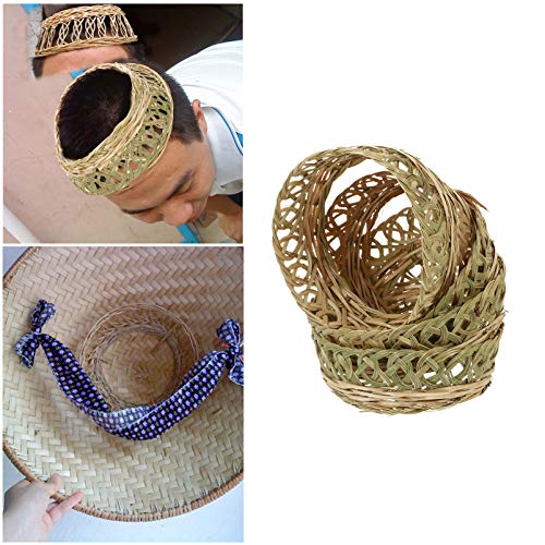 HEALLILY Chapéu 5Pcs Oriental Asiático Chapéu Chapéu Cônico Anel Chapéu Chinês Japonês Engraçado Cha