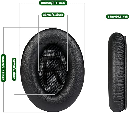 Professional Ear Pads Cushions Replacement 1 Pair Earpads, Good Breathable Headphone Ear Pads - Image 4