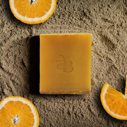 Image of Multani Mitti & Orange Peel Ayurvedic Soap Pack of 1 | Deep Cleansing & Tan Removal | Natural Herbal Bathing Bar | Handmade Skin Brightening bar125g | SLS Free, Paraben Free - Magic Soap