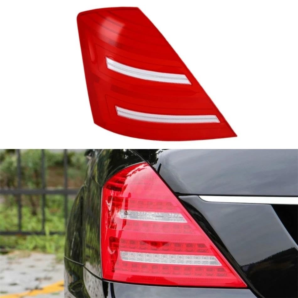 Cubiertas luz trasera coche Clase S W221 par de carcasas transparentes antiarañazos 2