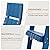 LUE BONA Modern Adirondack Chairs Set of 4, Navy Blue Plastic Adirondack Chair, High Back Poly Adirondack Fire Pit Chairs Weather Resistant, Patio Outdoor Chairs for Porch, Deck, Pool, Garden, 330LBS