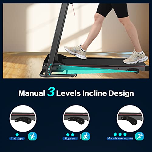 Caminadora eléctrica plegable con inclinación 265 lb miniatura 4