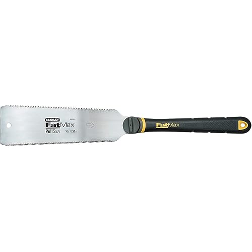 Stanley 0-20-501 Fine/Rough Jaw Saw, Black/Silver, 600 mm