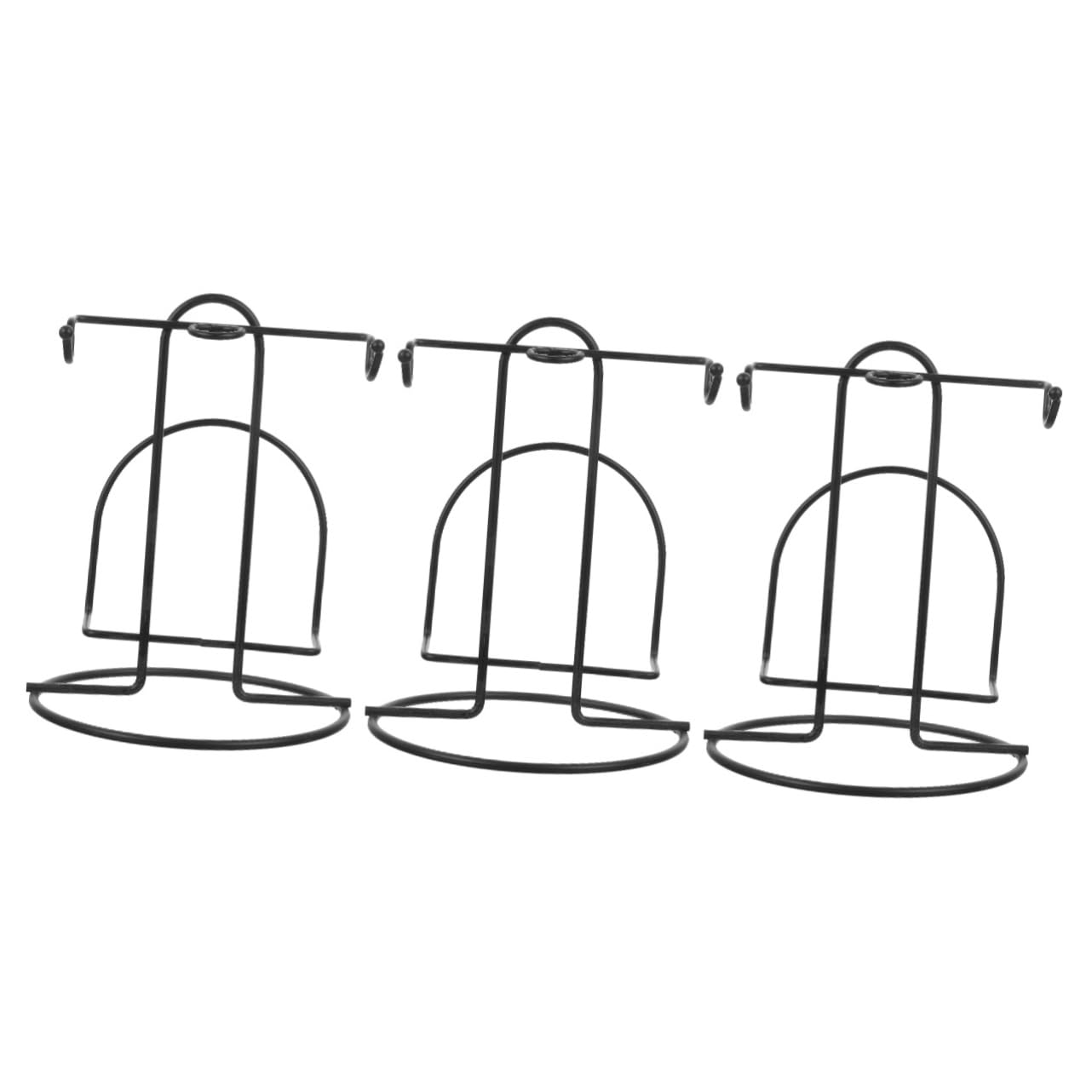 SOLUSTRE Metal Cup Display Stand Sturdy Rack for Tabletop Support for Home Office Shops and Events Stylish Design for Cups Plates and More