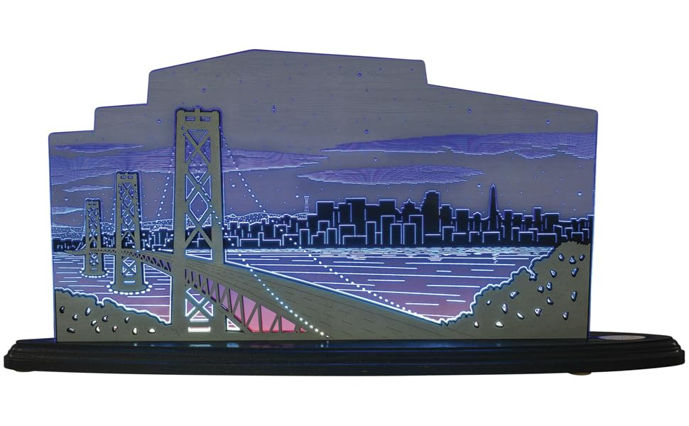 weigla - Schwibbogen original Erzgebirge I Motiv Blick über San...