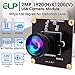 ELP Global Shutter USB Camera Module High Speed with Wide Angle Lens for Computer 1080P Mini UVC USB2.0 Webcam Board High Frame 90fps PC Camera for Laptop (100° no Distortion Lens)