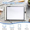 50 Pcs Webcam Cover, Black Practical Laptop Camera Cover Small Portable Phone Camera Covers for Compute Cell Phone PC Accessories to Protect Your Privacy and Security(Black, White)