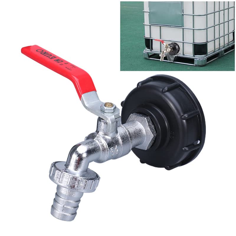 Buy LRICXFANG IBC Tote Valve, 1/2" Brass IBC Tote Adapter,Brass Garden