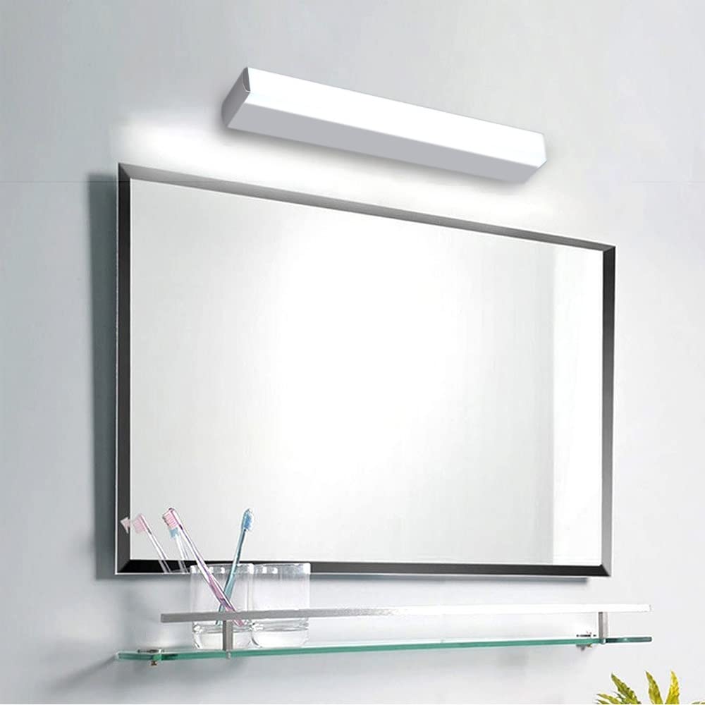 Lampada da parete a LED da 12W - Illuminazione moderna per interni, ideale per bagno, camera da letto, specchio da toeletta, 85-265V, luce bianca calda, 25 cm, elegante ed efficiente dal punto di vis