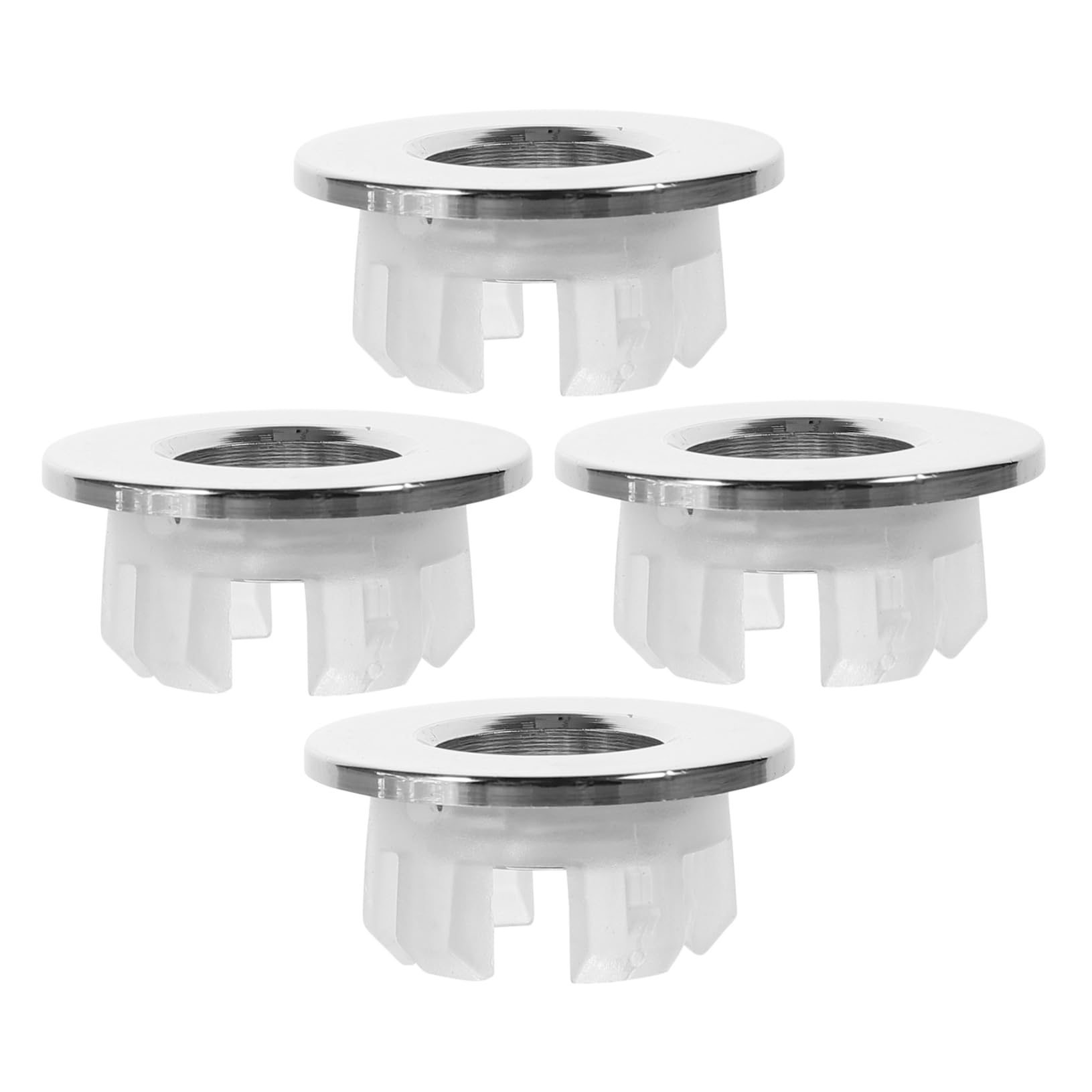 Operitacx 5 Set Copertura Decorativa Per Lavabo - Copertura Drenaggio - Lavabo Ceramica Drainamento Di Overflow Coperchio Scarico Troppopieno Vasca Anello Troppopieno Lavello 4 Pezzi * 5