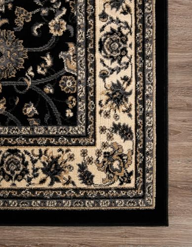 Tapete Yasmin 2'2" x 3' Negro miniatura 6