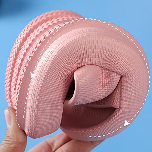 BAPPKON Women's slippers, non-slip slippers, pillow slippers, house thick bottom slippers, super soft shower bathroom quick dry slippers4