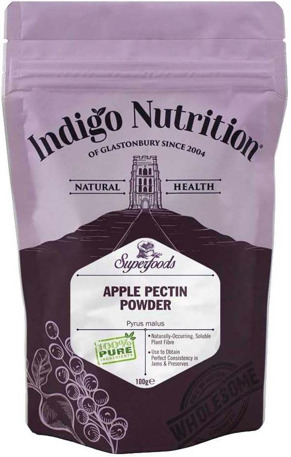 Indigo Herbs Apple Pectin Powder 100g Vegan Gelling Agent Can be