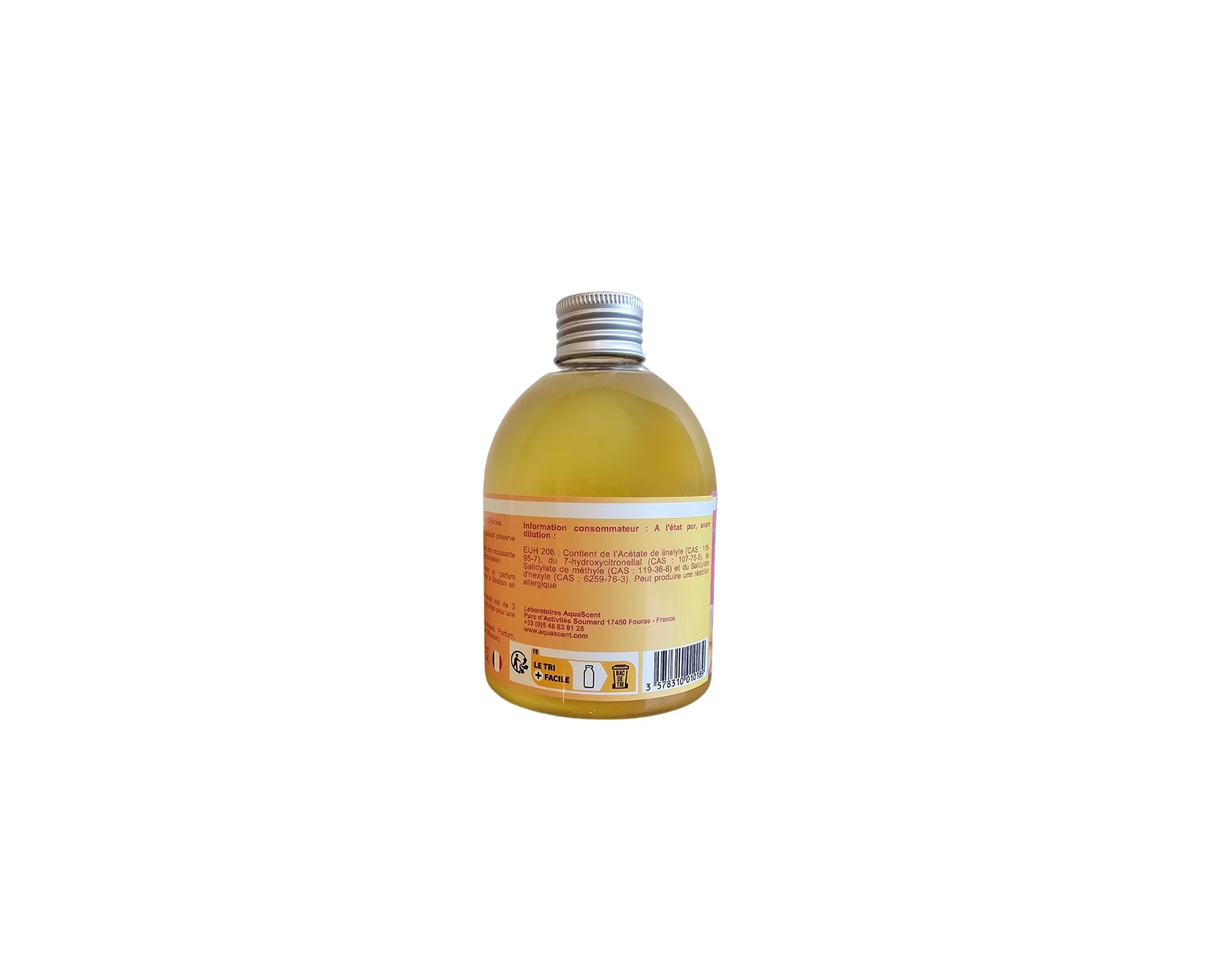 Parfum d'Eau Piscine et Spa FLEUR DE TIARE - Concentré 250ml : élimine les odeurs, préserve l'eau claire, sans alcool ni colorant. Fabriqué en France. Compatible Sel & Chlore