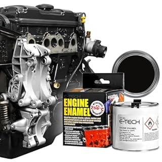 E-TECH Engine Enamel - 250ml Brush-on paint (Black)