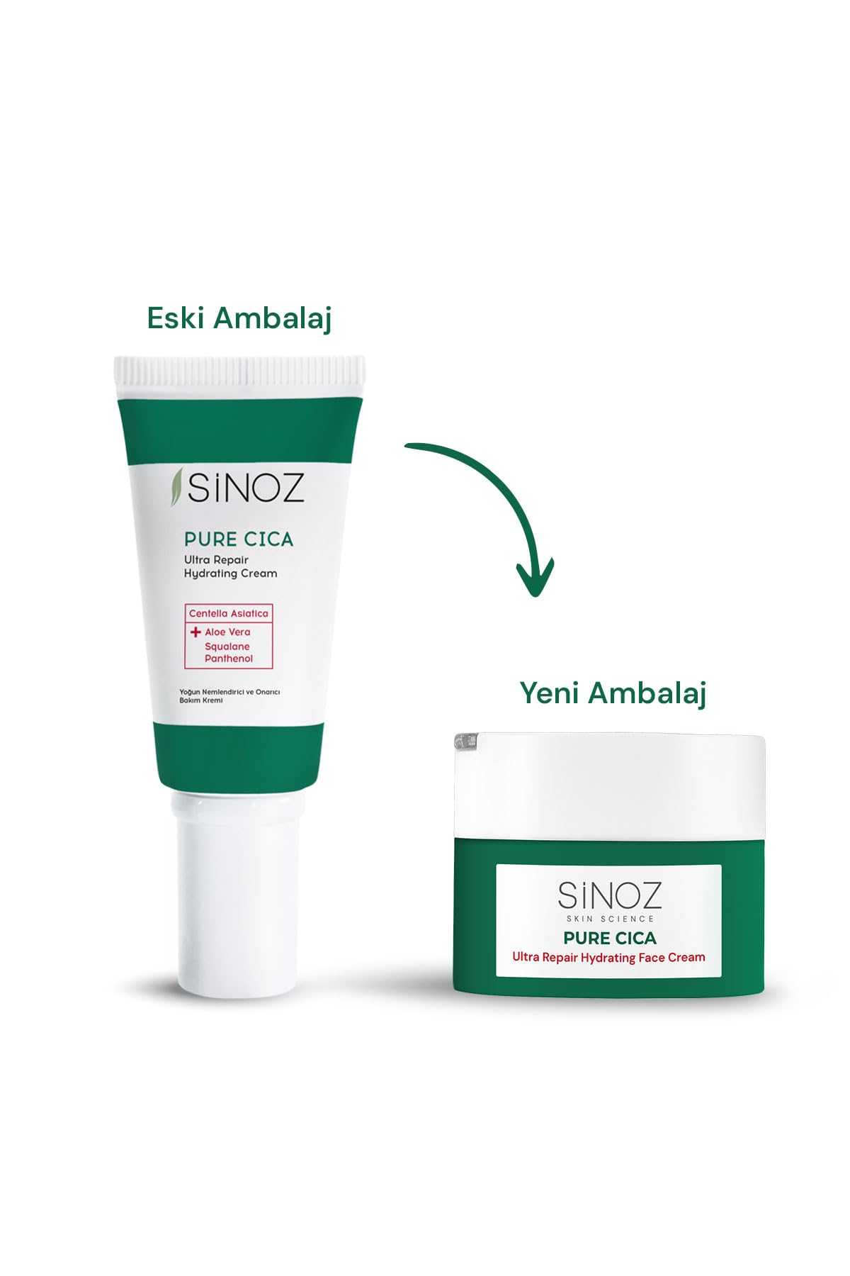 Amazon.com: Sinoz Pure Cica Intensive Repair Cream | Soothing