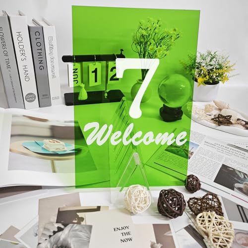 Image of Translucent Green Acrylic Sheets 8*12 inch 1 /8 inch Thick (2.8~3mm) Red Transparent Cast Acrylic Plexiglass Board for Sign, DIY Project, Laser Cutting, Wedding, Craft, Picture Frame, Engraving(2 Pieces)