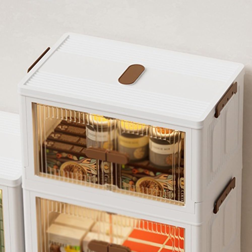 Klappschrank Kunststoff Schlafzimmer Lagerschrank Home Baby Kleidung Lagerung Mehrschichtige Snack-Aufbewahrungsbox