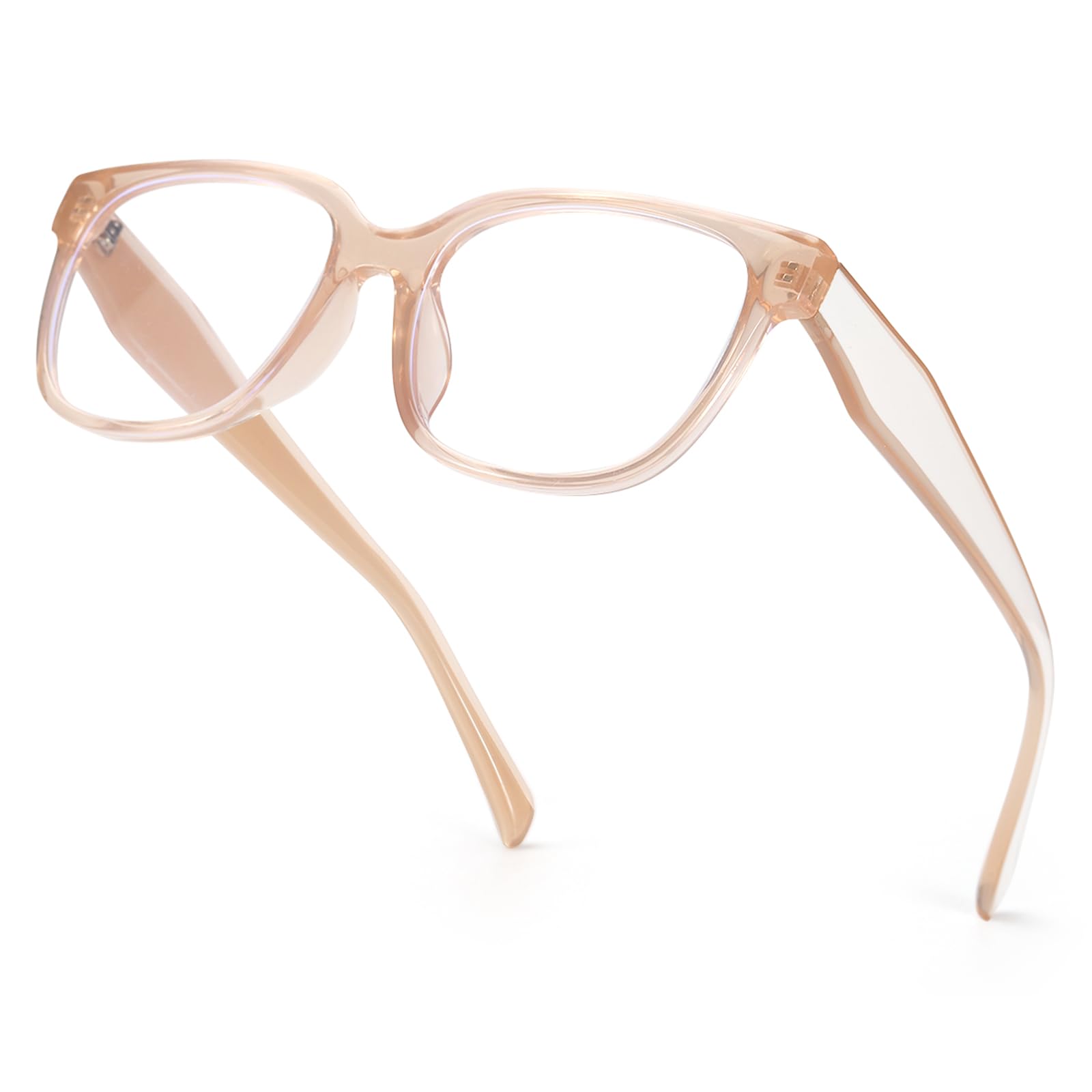 SODQW Trendy Blue Light Blocking Glasses for Women Square Frame Reduce Eyestrain Computer Glasses