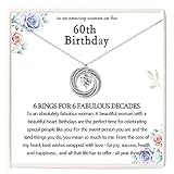 KORAS Regalos de cumpleaños 21, Plata esterlina Zirconia cúbica Cobre