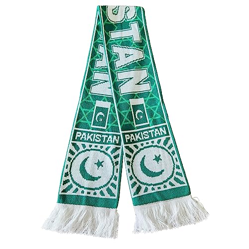 Pakistan Scarf | Pakistan Cricket Team Fan Scarf | Premium Acrylic Knit