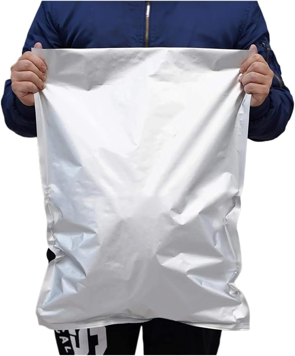 10 Packs 5 Gallons Mylar Bags Aluminum Foil For Food Long Term Storage Moisture-proof,Air Tightness(50.8x76.2cm)