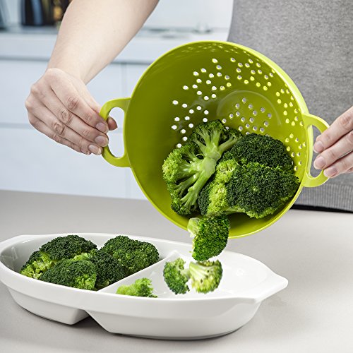 Zeal Melamine Colander Medium Lime Green (8”/20Cm), 26 X 20 X 11 Cm #TOP2