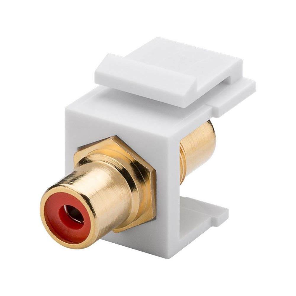 Goobay Keystone Modul Cinch / Cinch Buchse auf Cinch Buchse