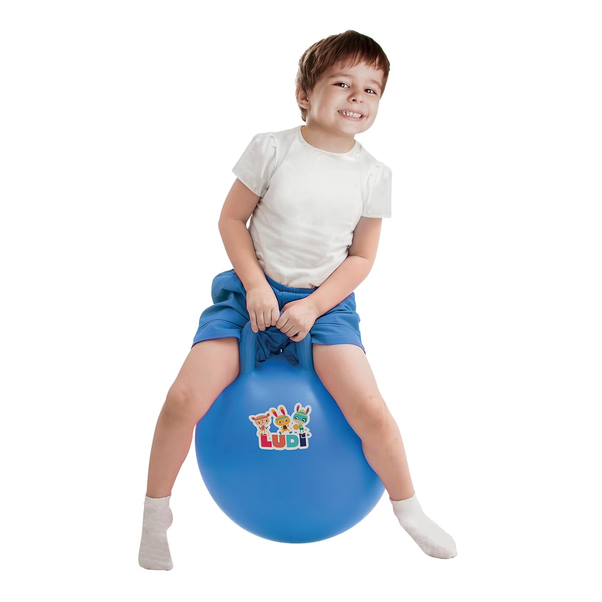 LUDI Pelota SALTARINA 45CM Azul
