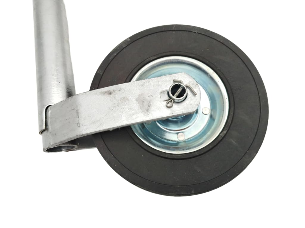HGW Stützrad Wohnwagen mit Waage – sichere Stützlastanzeige bis 150 kg – Ø48 mm Bugrad für Caravan & Anhänger