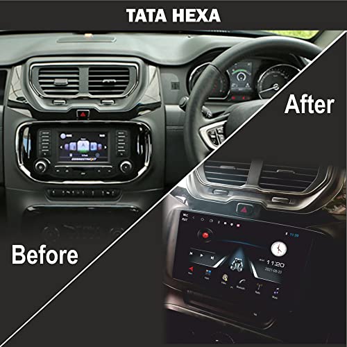 Image of 9 Inches Advanced Car Radio Receiver Android System for Tata Hexa with 2GB /32GB RAM & ROM, Gorilla Glass /Full HD Display /WiFi /GPS /Steering Wheel Connectivity and HD Parking Camera