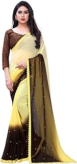 Aashita Creations ジョーゼット デザイナーサリー 女性用 1143