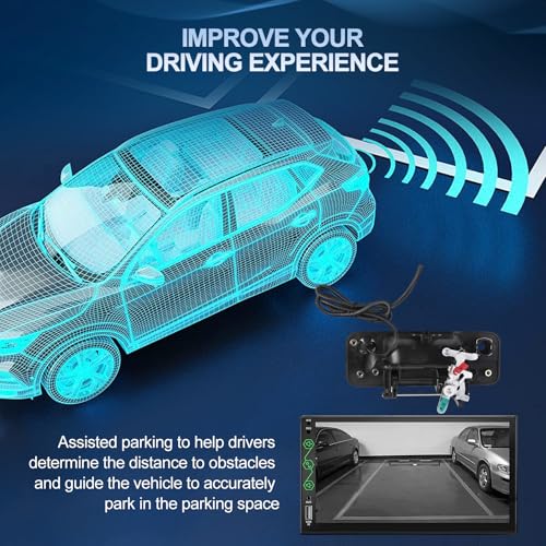 Image of Rear View Tailgate Handle Backup Camera Replacement for 2007-2013 Toyota Tundra 2007 2008 2009 2010 2011 2012 2013 4.6L V8 4.0L V6 Parking Assist Camera Replace 69090-0C051 690900C051