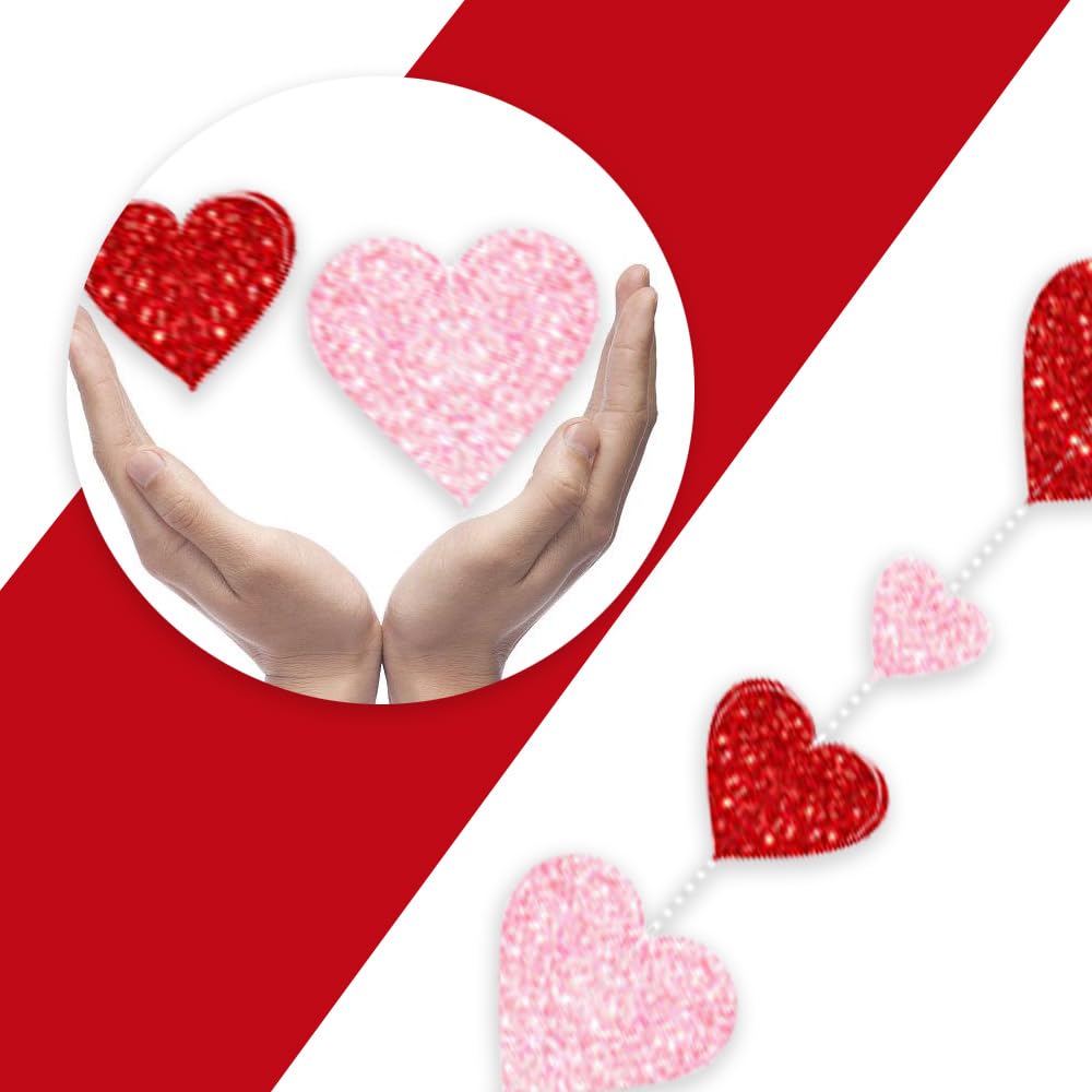 Heart Garland Hanging Decor - Image 3