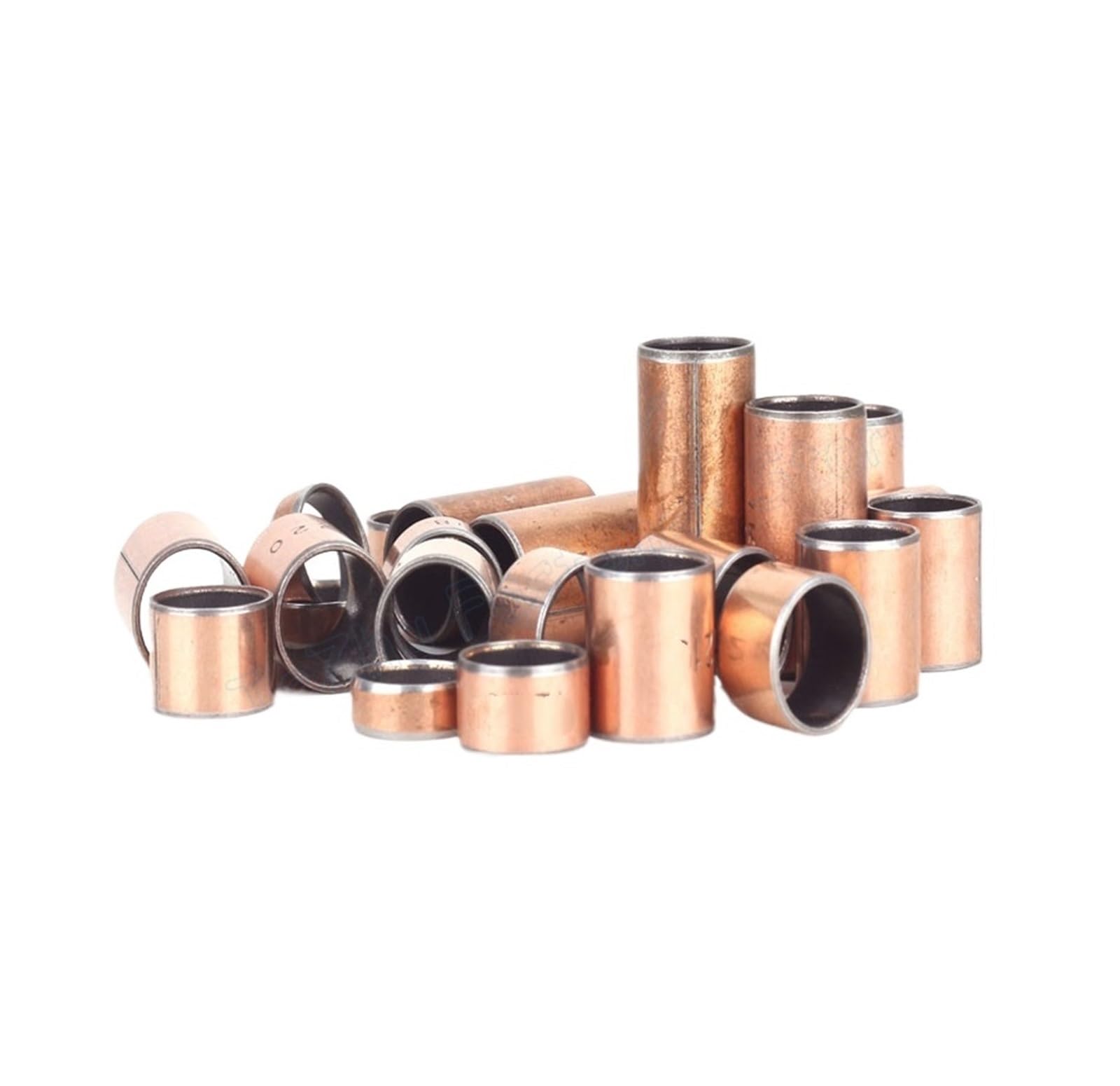 Roulements à billes bimétalliques autolubrifiants à gorge profonde - Douilles à manchon en cuivre sans huile (diamètre intérieur 10-15 mm) for une utilisation à grande vitesse(14x16x25mm (5pcs))