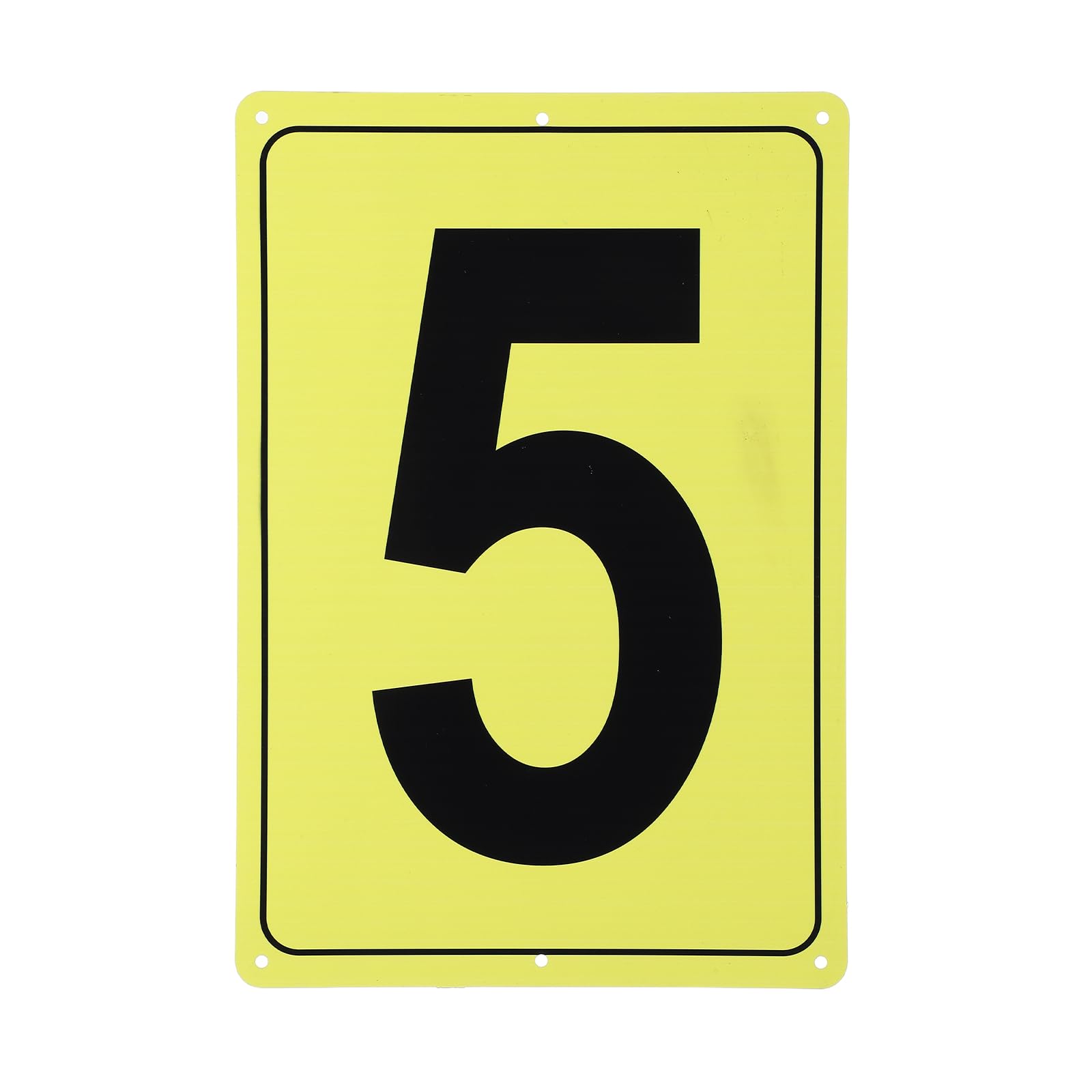 Panneau Numéroté Métal Robuste Plaque Aluminium Résistante Intérieur