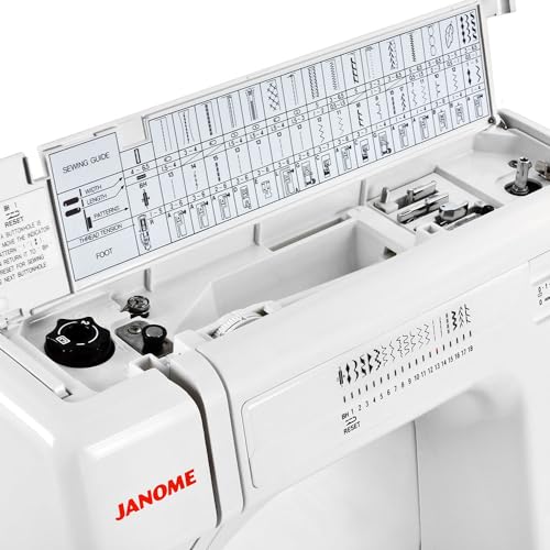 Image of Janome HD3000 Heavy Duty Sewing Machine - Includes Genuine Janome Ultra Glide Foot + Universal Needles + Leather Needles + 10-Pack Bobbins