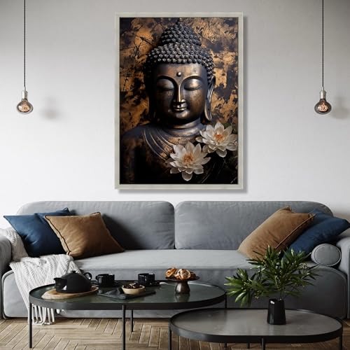 Impression Bouddha sereine affiche de qualite pour maison