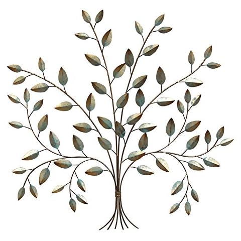 Stratton Home Decor S07692 Centerpiece, 24.00 W x 0.50 D x 24.00 H, Patina Cover