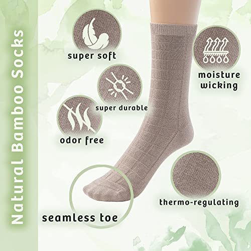 Silky Toes Rayon from Bamboo Seamless Designed Dress Socks for Boys Girls, 3 or 6 Pk School Uniform Socks4