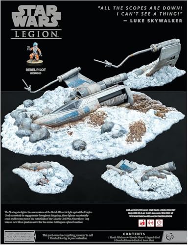 Expansión para Juego de Mesa Star Wars: Legion - Campo de Batalla con X-Wing Estrellado, para Niños y Adultos, Edad Recomendada 14+, 2 Jugadores, Tiempo de Juego 3 Horas, Fabricado por Atomic Mass Games miniatura 2