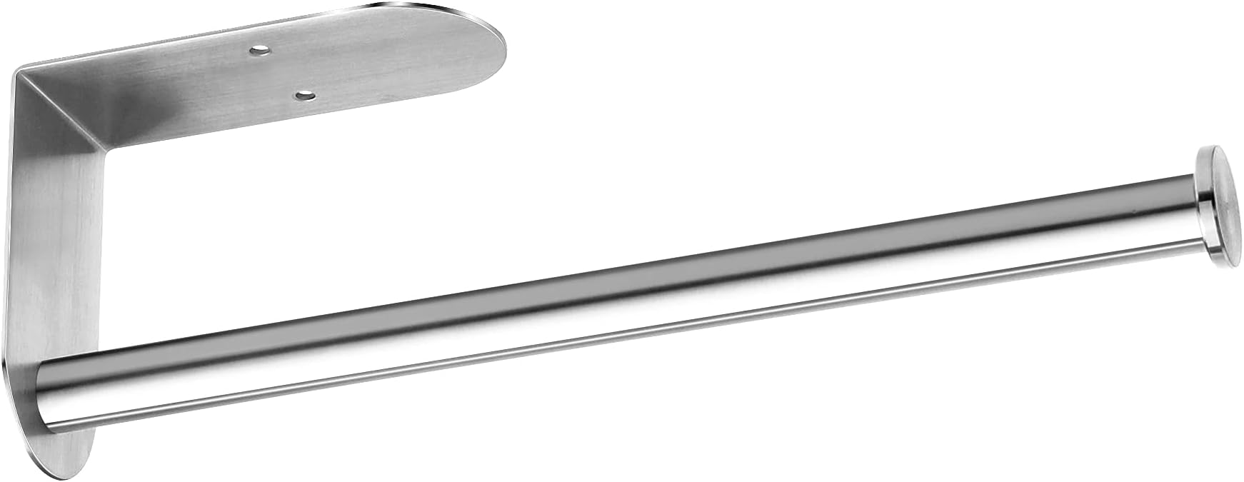 Kitchen Roll Holder Wall Mounted, OBODING, Paper Towel Holder Under Cabinet Self Adhesive for Kitchen Organization and Storage (Silver)