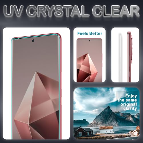 Image of ArmourPro 2 Pack Matte UV Tempered Glass for Infinix Note 50s and Infinix Note 40 Pro 5G, Premium Curved Screen Protector with Anti-Glare Finish, Edge-to-Edge Coverage, Fingerprint Friendly and Case Friendly