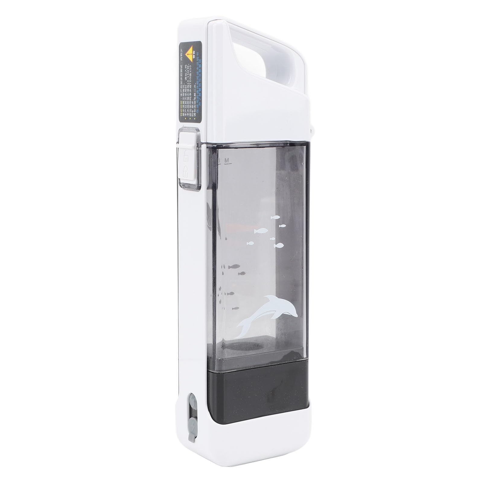 Botella de Agua Recargable Rica en Hidrógeno, Generador de 300ml, 1500 a 3000ppb, para Fitness en Casa, Viajes Oficina, Material ABS PC