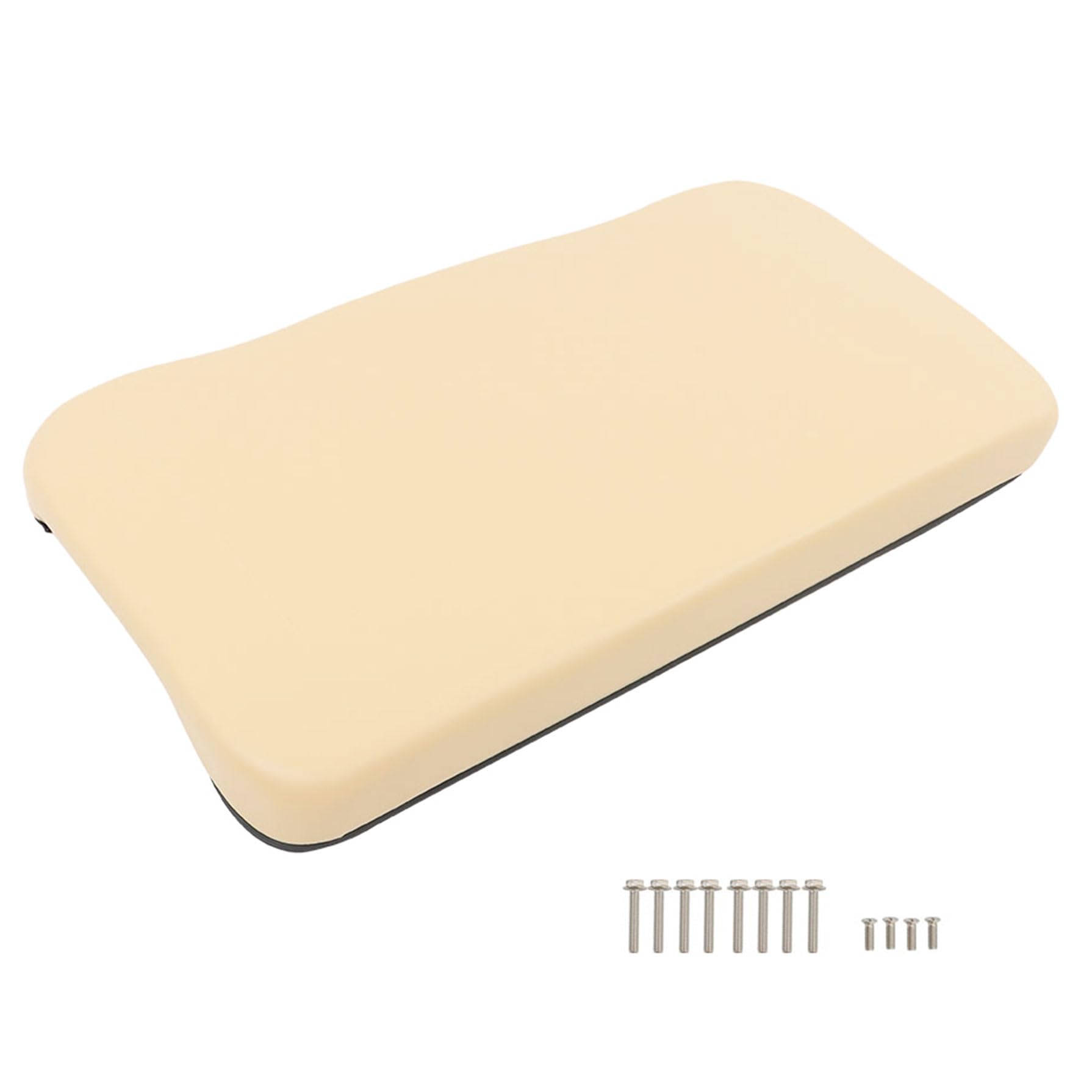 GXYWADY Golf Cart Front Seat Bottom Cushion Assembly Replacement for Club Car Precedent 2004-Up Gas & Electric Models, Beige