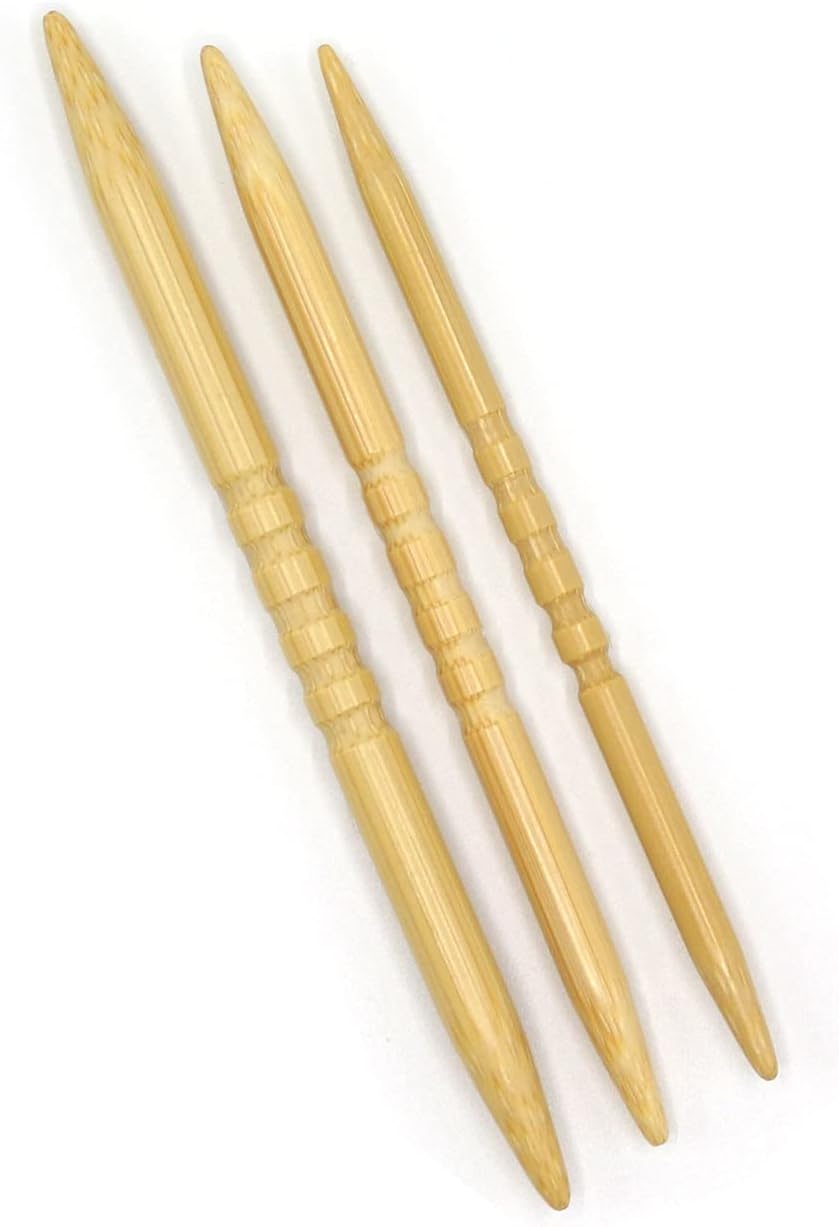 Seeknit Natural 3 Bamboo Jump Needles with Grooves