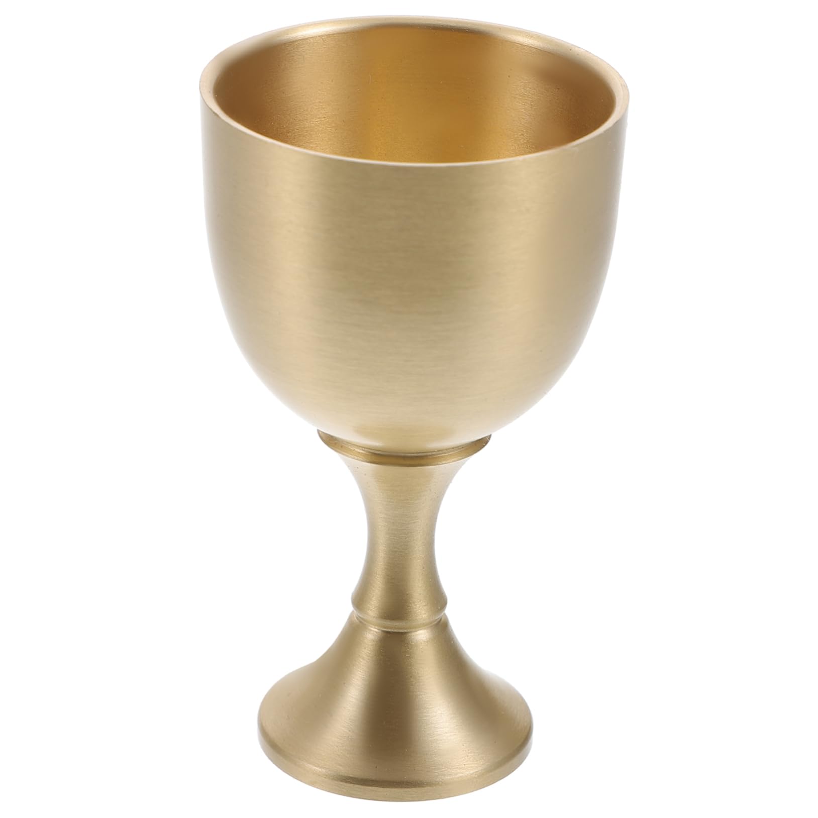 FUNOMOCYA Wine Glass Chalice Wine Goblet Vintage Cups Vintage Drinking Glasses Offering Spirits Cup Communion Bread Vintage Liqueur Cups Retro Small Goblet Liqueur Goblet Brass Golden