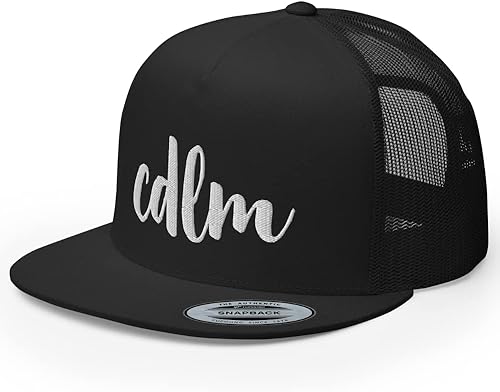 cdlm Gorra de camionero de primera calidad con diseño de jerga venezolana Coño de la Madre High Crown Flat Bill Venezuela