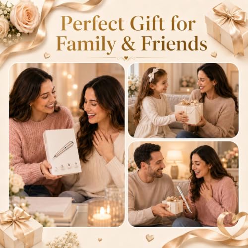 Image of SUBFIX Wireless Electric Diamond Art Pen, Vacuum Diamond Painting Pen No Wax Needed, 150 Ergonomic Tip, Quiet Lightweight & Rechargeable Diamond Art Accessories for Adults (Champagne Gold)